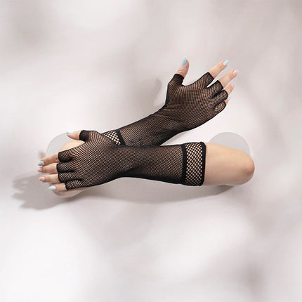 Guantes De Malla Lamarr Color Negro