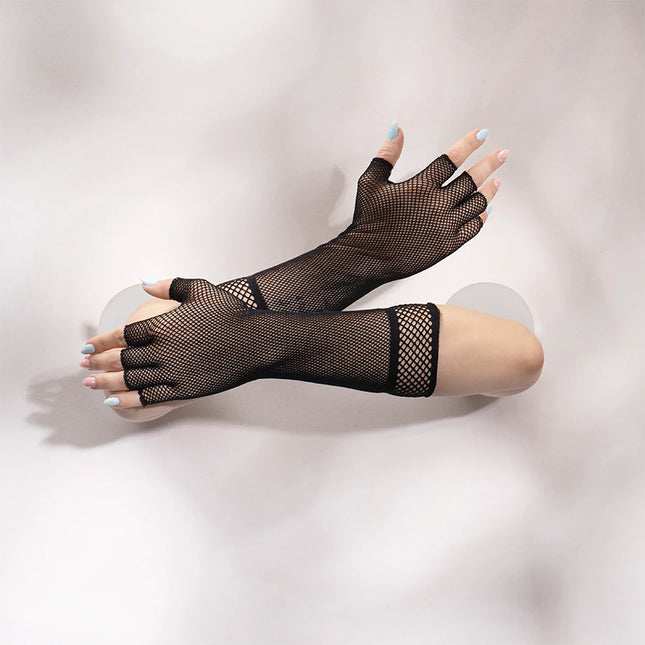 Guantes De Malla Lamarr Color Negro