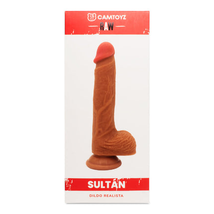 Dildo Realista Sultán 21.5 cm Café Claro