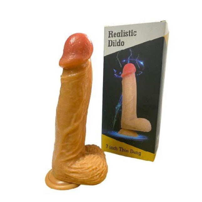 Dildo Realistic De Silicona 19 Cm – Diseño Suave