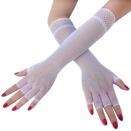 Guantes De Malla Lamarr Color Blanco