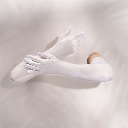 Guantes Garland Blancos para Lencería y Accesorios Femeninos