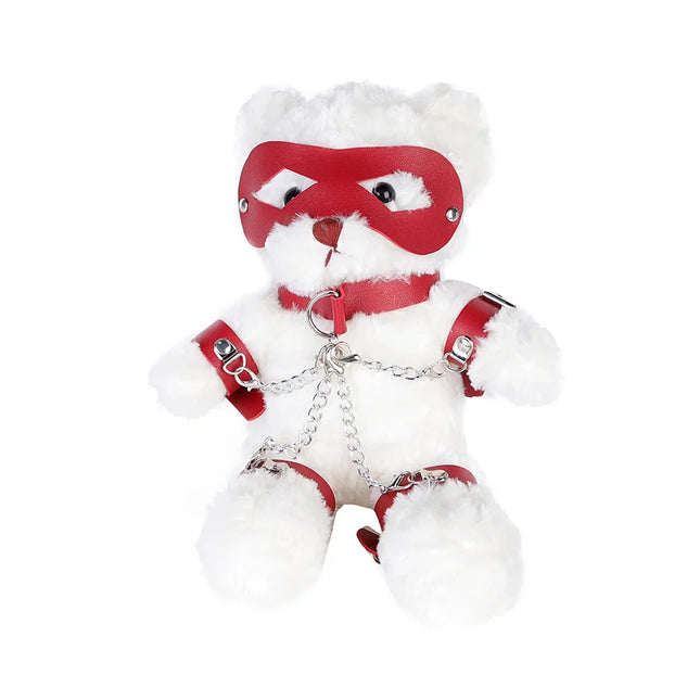Kinky Bear Oso de Peluche Decorativo con Arnés y Accesorios
