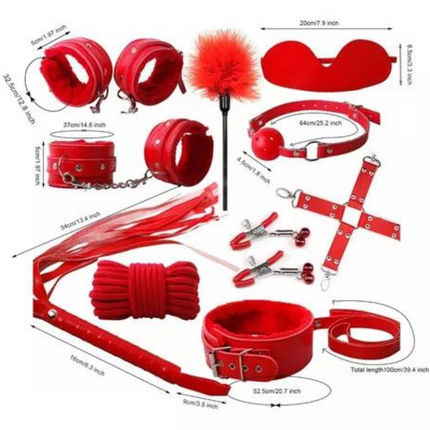 Kit Bondage De 10 Piezas