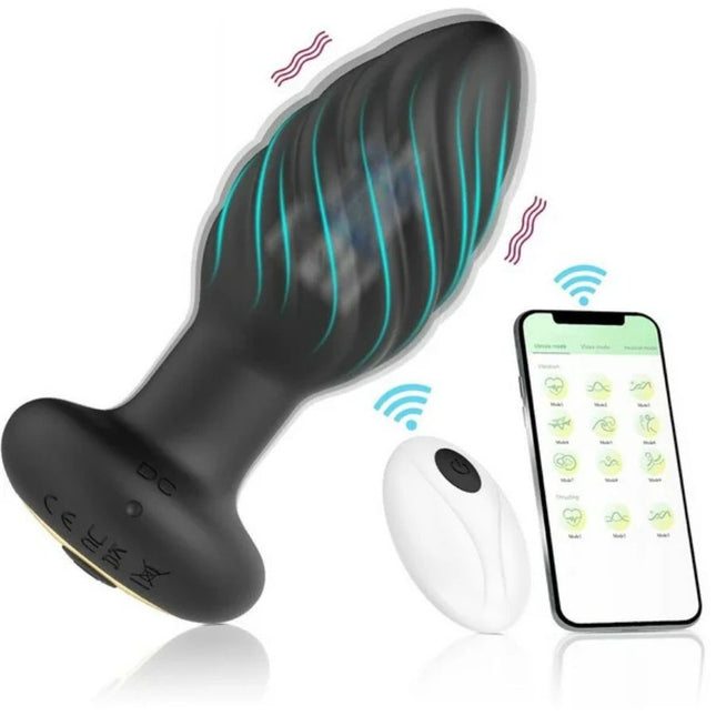 Vibrador Plug Luxe Rotation App