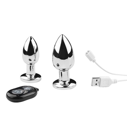 Plug Anal Vibrador Olimpo con Control Remoto DistriSex Talla S