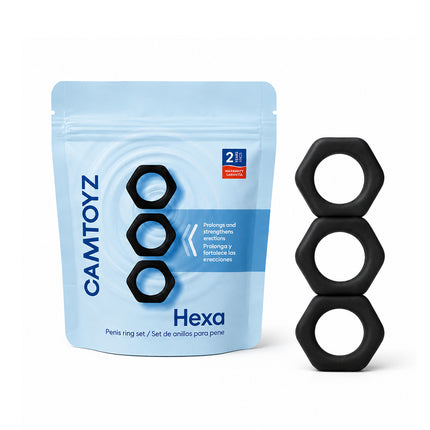 Hexa Set de 3 Anillos para Pene