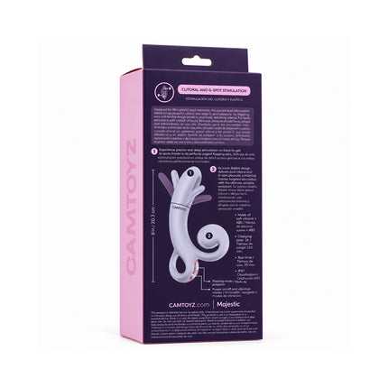 Vibrador Rabbit Pulsante Flap Bunny Camtoyz 14 Modos