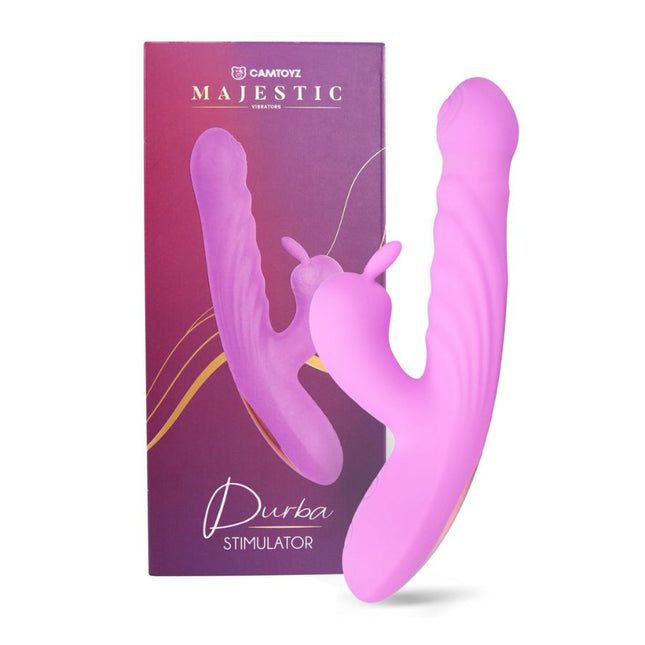 Masajeador Personal Dual de Silicona con 10 Modos de Vibración