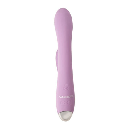 Vibrador Dona con Sensación de Calor Recargable Rosa