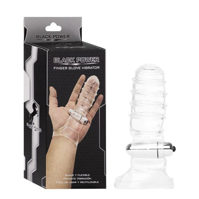 Vibrador Finger Glove Sleeve For Female