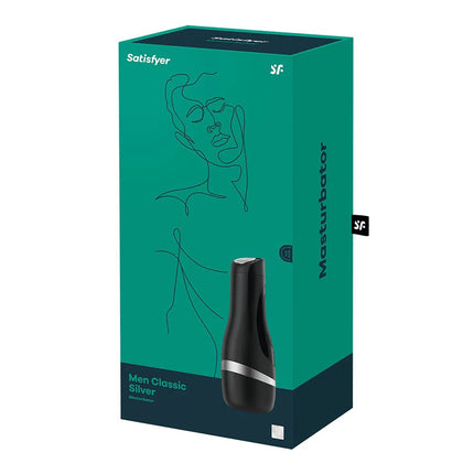 Men Classic Silver Satisfyer Masculino Masturbador