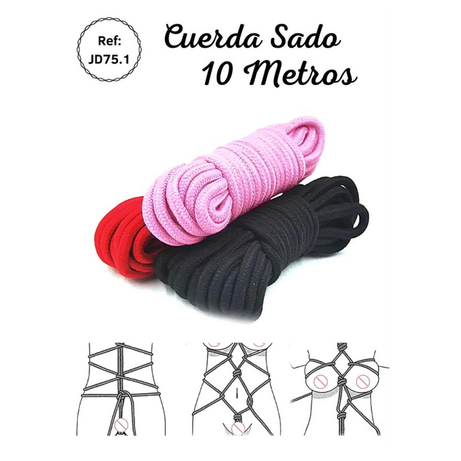 Cuerda Sado 10 metros Shibari