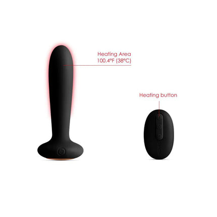 Plug Anal Vibrador Térmico Primo Svakom Negro
