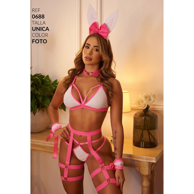 Disfraz Conejita Rosa 0688